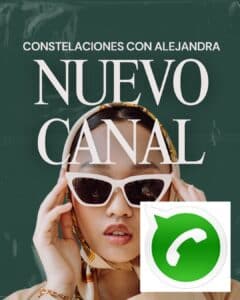 canal de WhatsApp de constelaciones con Alejandra