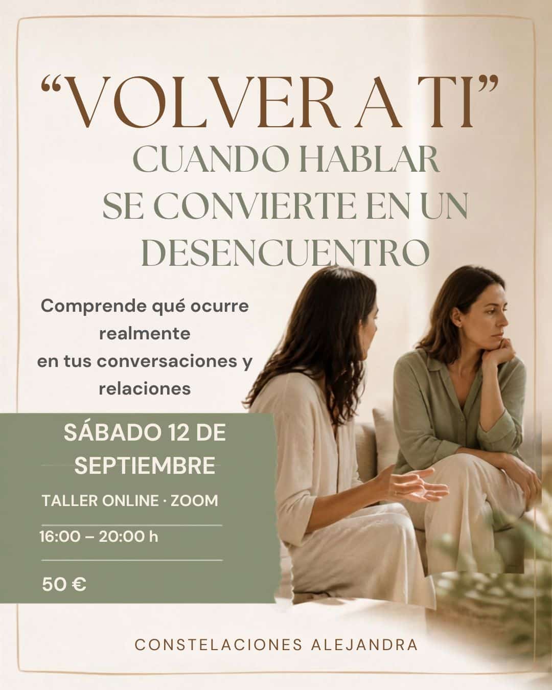 Curso online de crecimiento personal sobre comunicación y relaciones - 12 de septiembre de 2026
