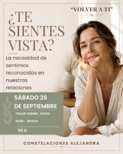 Curso online de crecimiento personal sobre reconocimiento y relaciones - 26 de septiembre de 2026